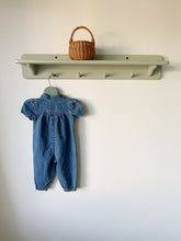 Load image into Gallery viewer, Vintage Denim Patch Romper