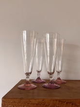 Load image into Gallery viewer, Blush Stemmed Flutes