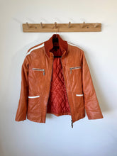 Load image into Gallery viewer, Vintage Moto Leather Jacket