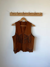 Load image into Gallery viewer, Leather Fringe Vest
