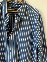 Load image into Gallery viewer, Oversize Striped Button Up