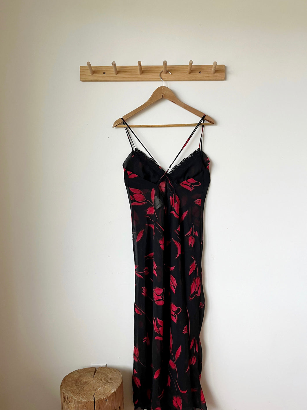 Vintage Silk and Satin Slip Dress