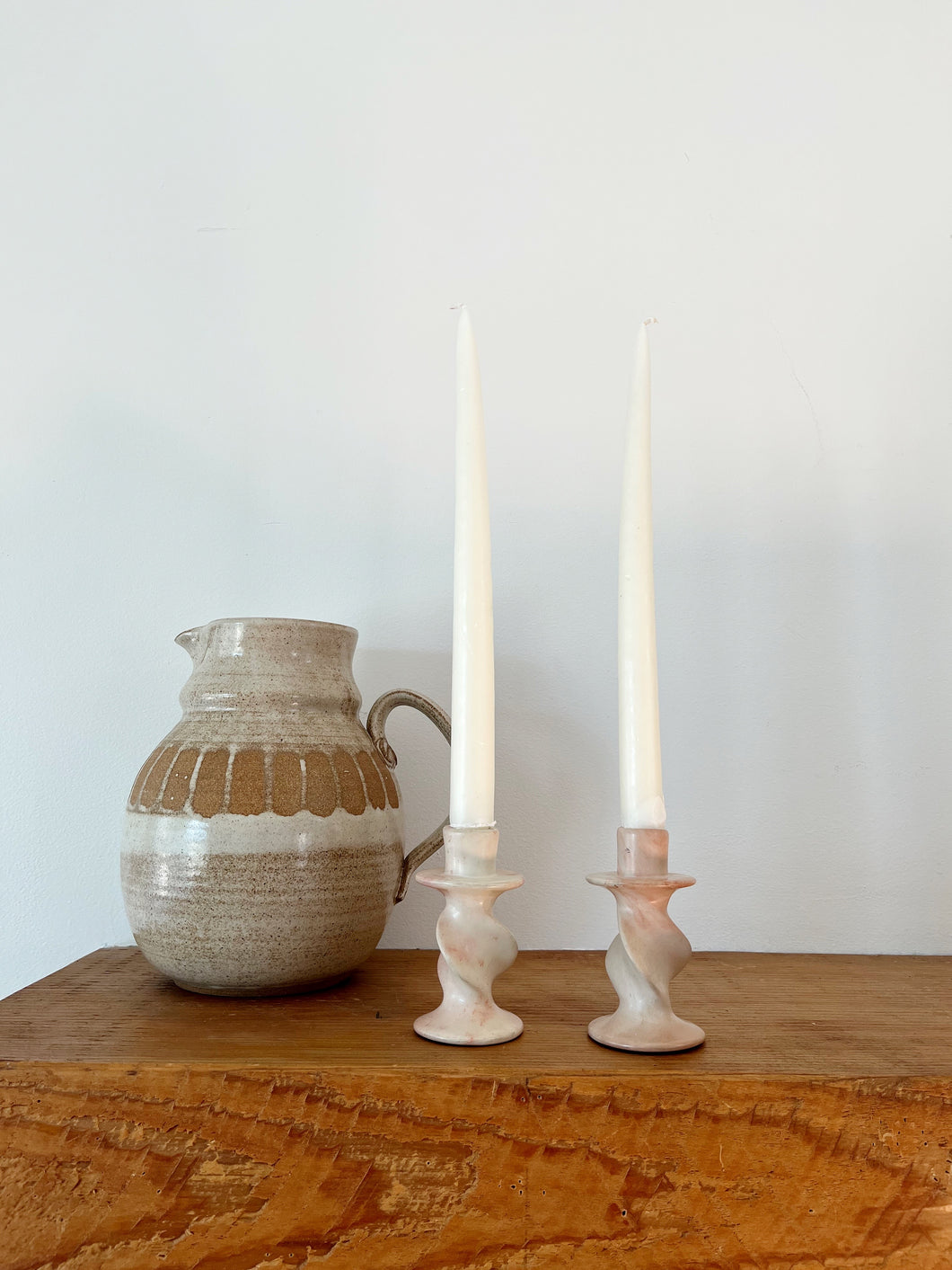 Soapstone Candle Holders