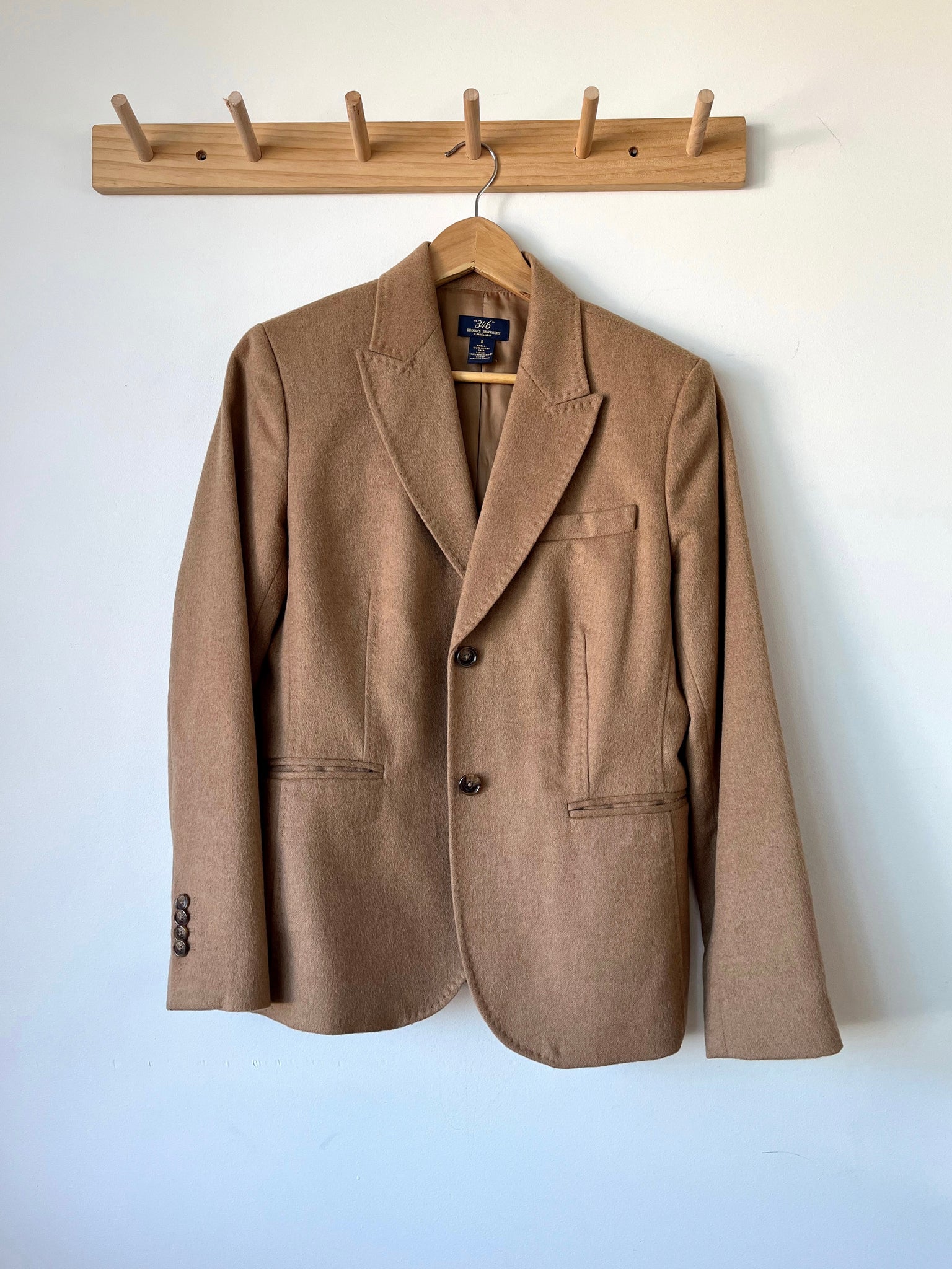 Brooks brothers best sale camel hair blazer