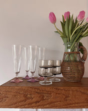 Load image into Gallery viewer, Blush Stemmed Flutes
