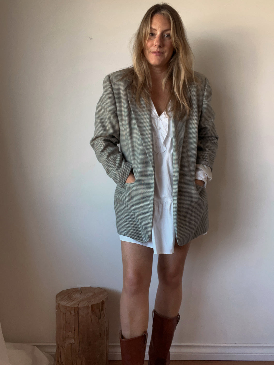Vintage Green Blazer