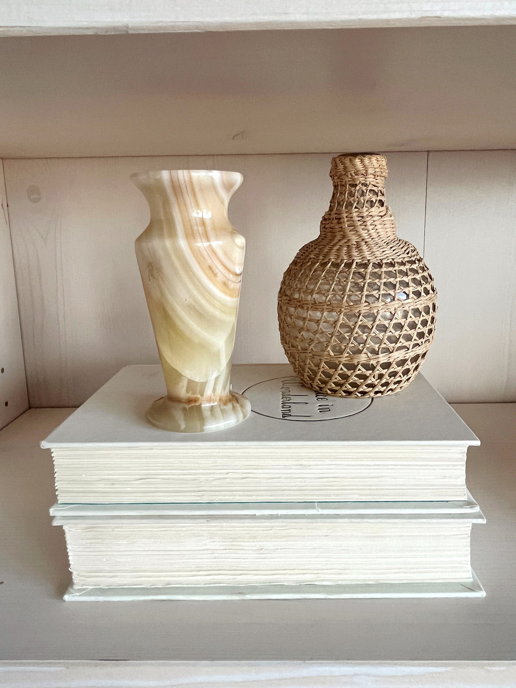 Small Onyx Bud Vase or Candle Holder