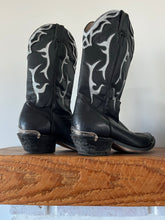 Load image into Gallery viewer, Vintage Silver Rebel Cowboy Boots
