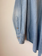 Load image into Gallery viewer, Oversized Denim Button Up - Mens Large
