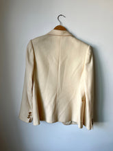 Load image into Gallery viewer, Vintage Cream Wool Blazer
