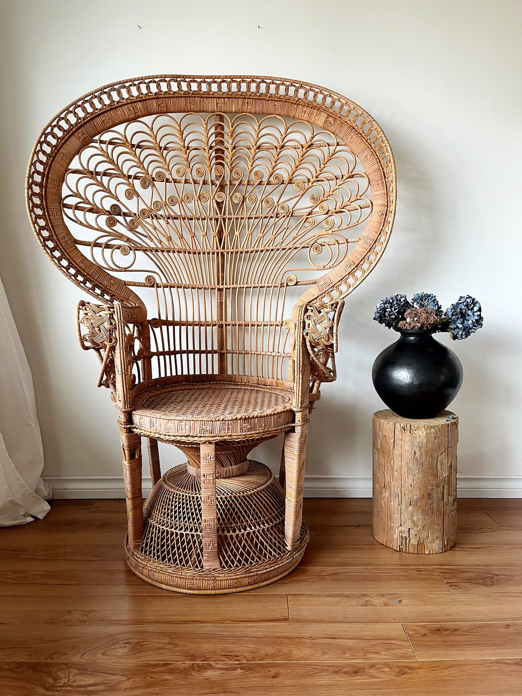 Vintage Peacock Chair